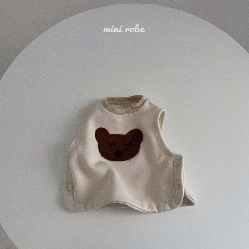 MINI ROBE - Korean Children Fashion - #Kfashion4kids - Bear Vest - 9