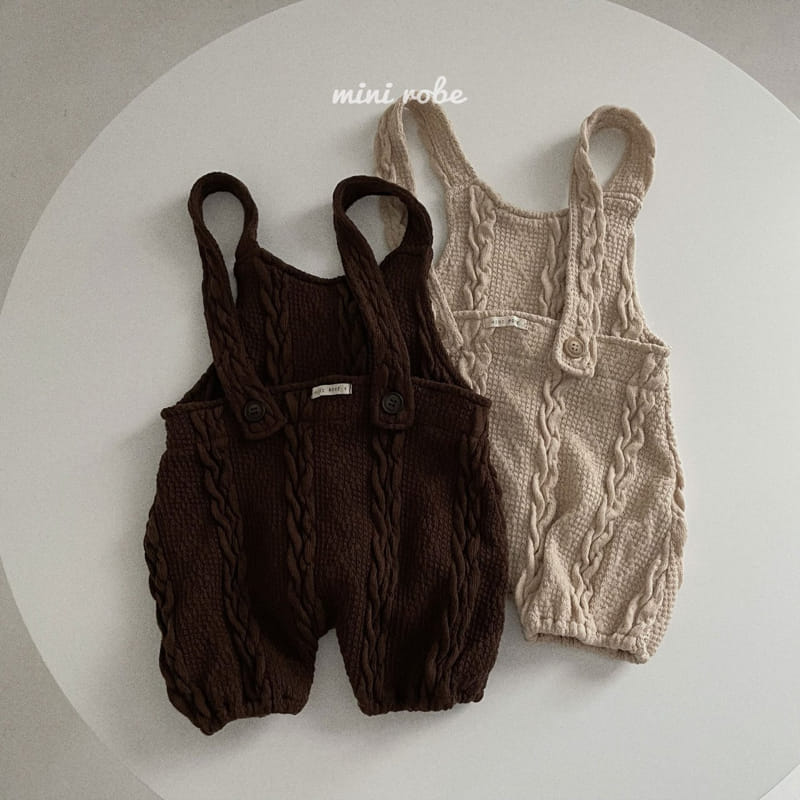 MINI ROBE - Korean Children Fashion - #Kfashion4kids - Churros Dungarees