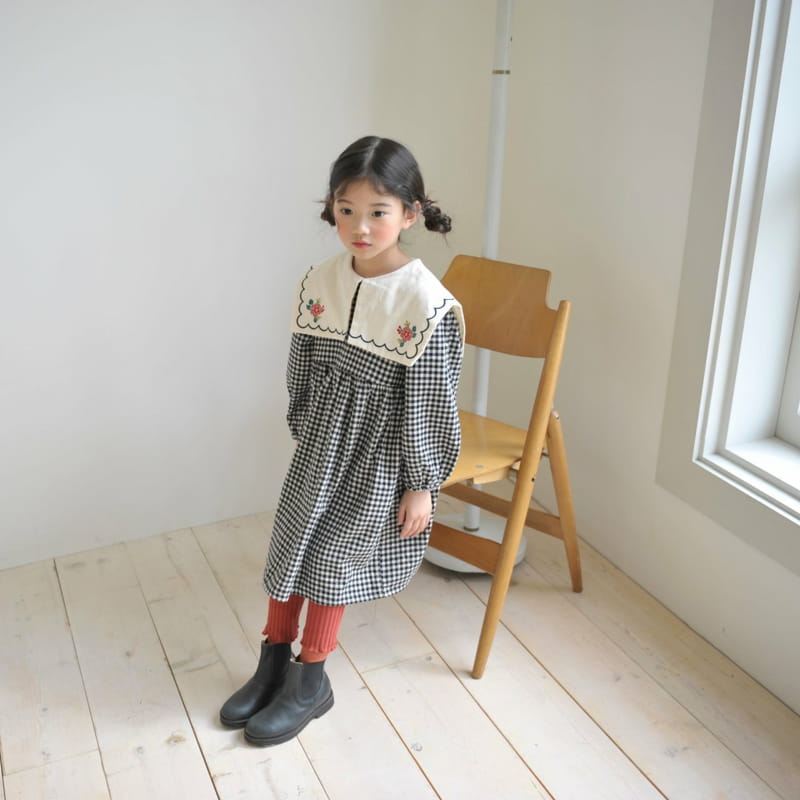 MOMO ANN - Korean Children Fashion - #Kfashion4kids - Casia Check One-piece