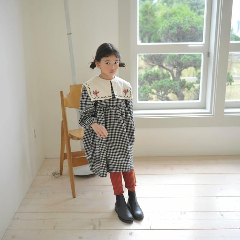 MOMO ANN - Korean Children Fashion - #Kfashion4kids - Casia Check One-piece - 2
