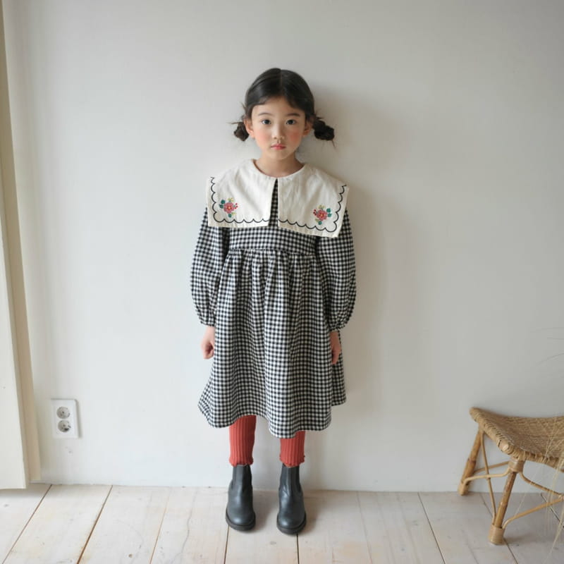 MOMO ANN - Korean Children Fashion - #Kfashion4kids - Casia Check One-piece - 3