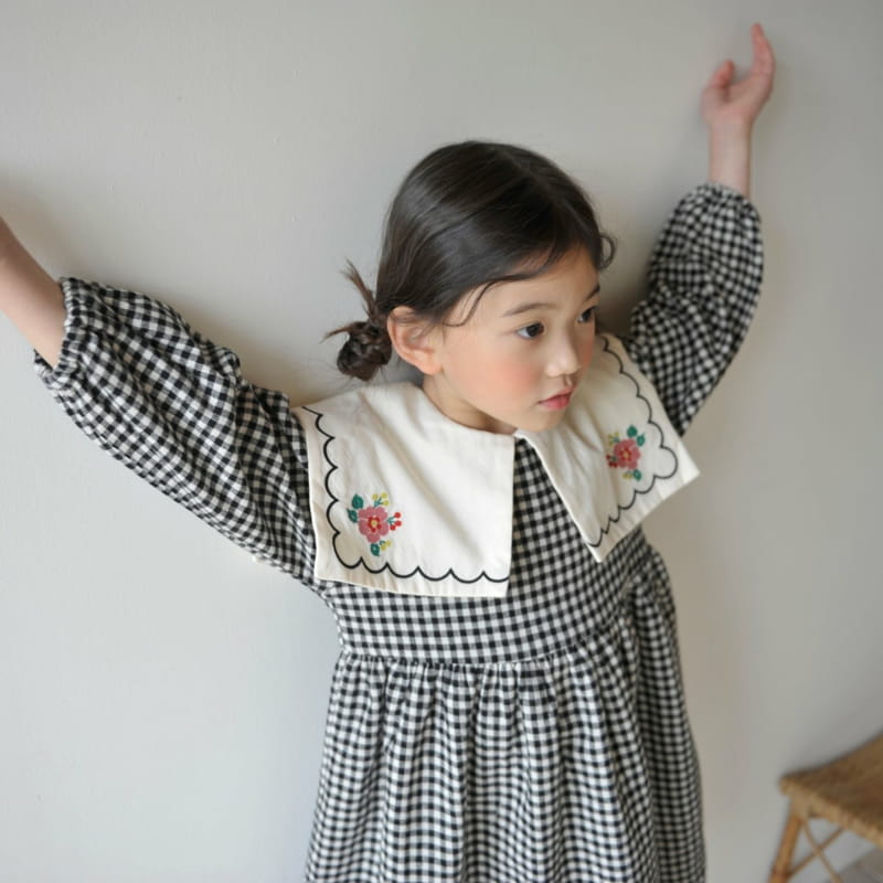 MOMO ANN - Korean Children Fashion - #Kfashion4kids - Casia Check One-piece - 4