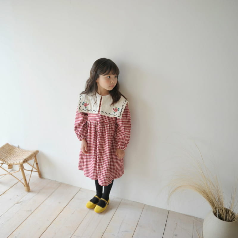 MOMO ANN - Korean Children Fashion - #Kfashion4kids - Casia Check One-piece - 7