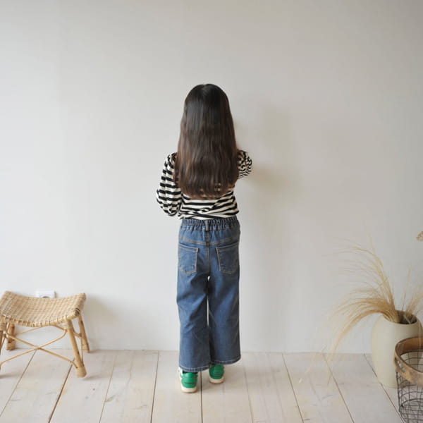 MOMO ANN - Korean Children Fashion - #Kfashion4kids - Straight Jeans - 6