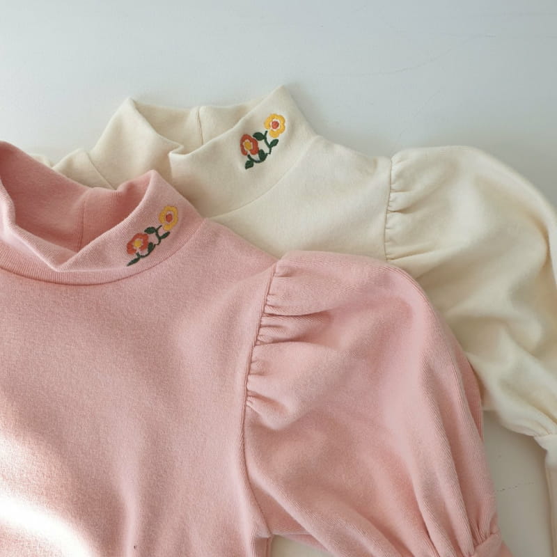 MOMO ANN - Korean Children Fashion - #Kfashion4kids - Angela Puff Tee - 12