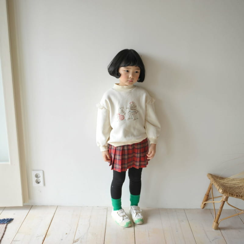 MOMO ANN - Korean Children Fashion - #Kfashion4kids - Girl Bear Sweatshirt - 4