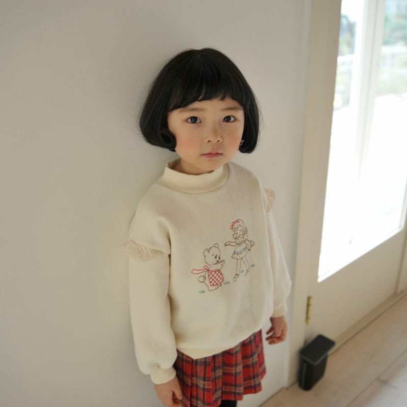 MOMO ANN - Korean Children Fashion - #Kfashion4kids - Girl Bear Sweatshirt - 5