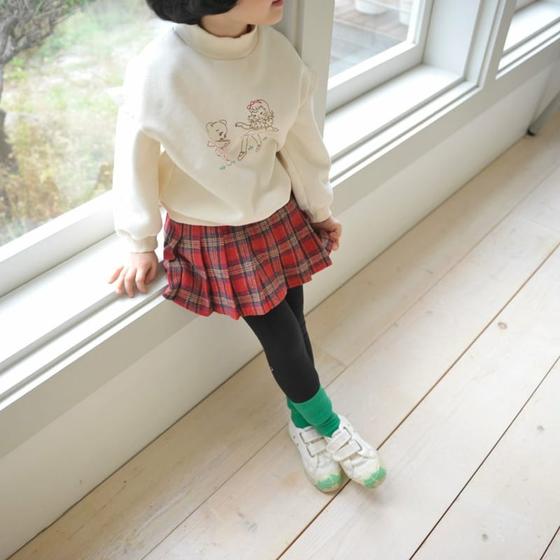 MOMO ANN - Korean Children Fashion - #Kfashion4kids - Girl Bear Sweatshirt - 6