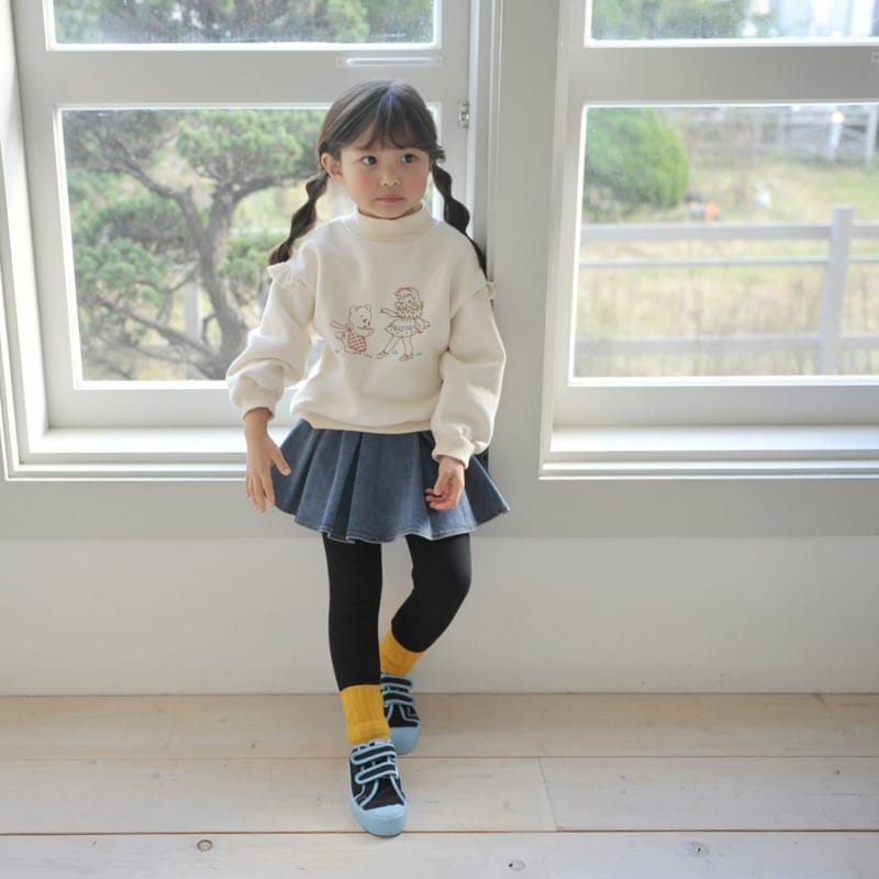 MOMO ANN - Korean Children Fashion - #Kfashion4kids - Girl Bear Sweatshirt - 8