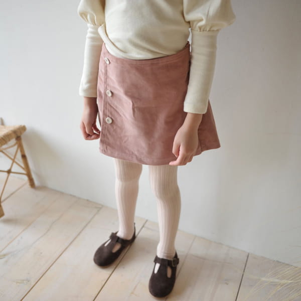 MOMO ANN - Korean Children Fashion - #Kfashion4kids - Saint Wrap Skirt - 3