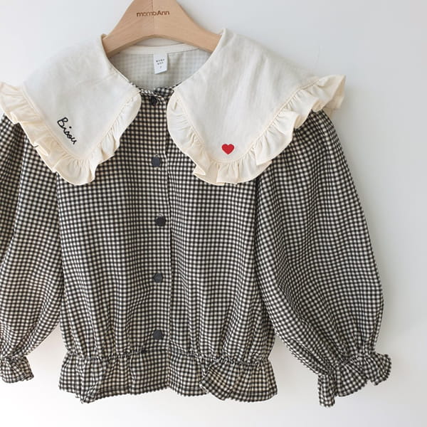 MOMO ANN - Korean Children Fashion - #Kfashion4kids - Vijou Check Blouse - 11