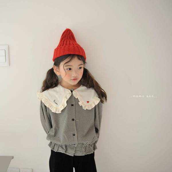 MOMO ANN - Korean Children Fashion - #Kfashion4kids - Vijou Check Blouse - 2