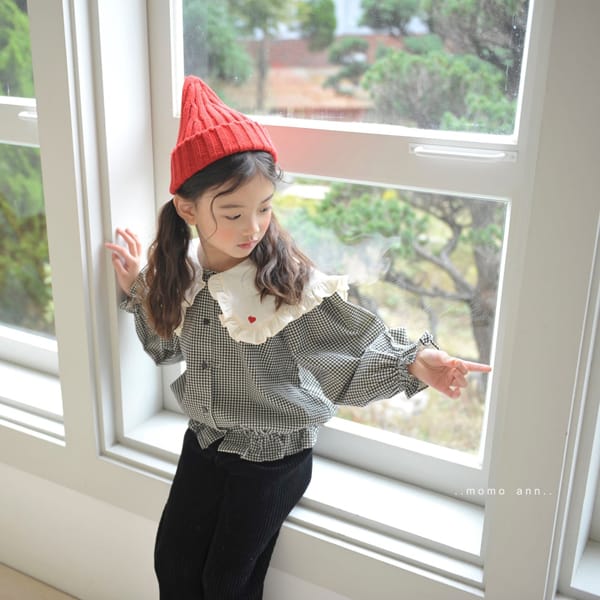 MOMO ANN - Korean Children Fashion - #Kfashion4kids - Vijou Check Blouse - 3