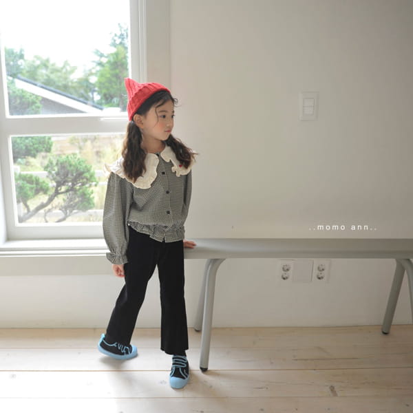 MOMO ANN - Korean Children Fashion - #Kfashion4kids - Vijou Check Blouse - 4