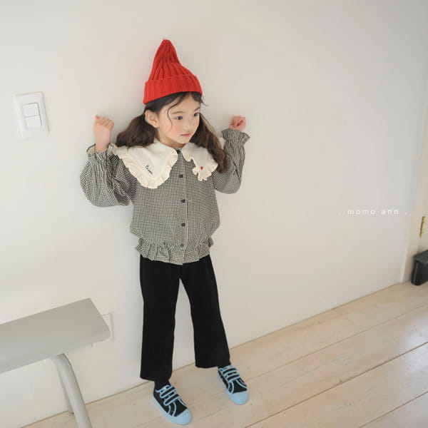 MOMO ANN - Korean Children Fashion - #Kfashion4kids - Vijou Check Blouse - 8