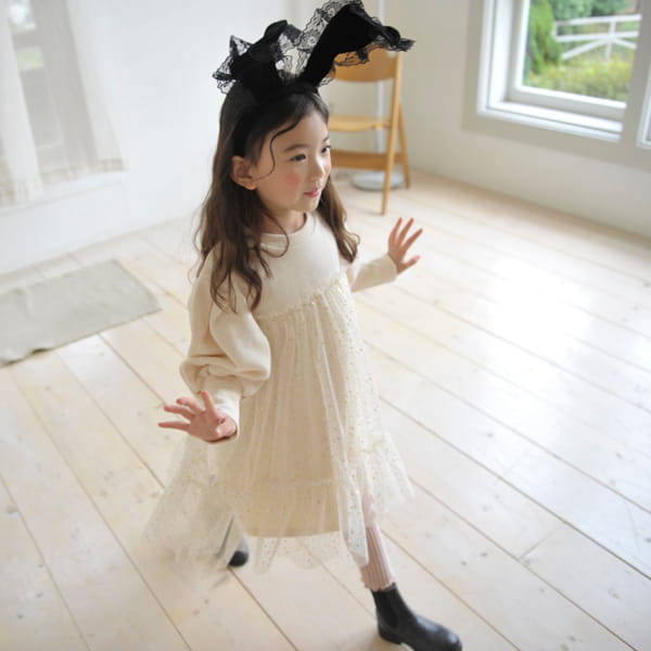 MOMO ANN - Korean Children Fashion - #Kfashion4kids - Bling Sha One-piece - 3