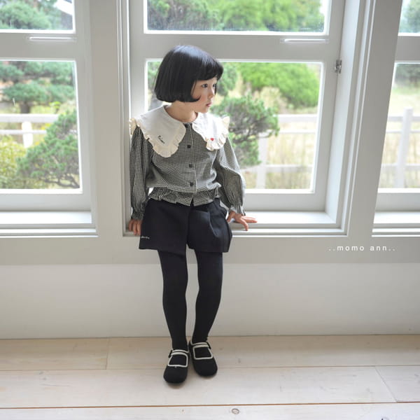 MOMO ANN - Korean Children Fashion - #Kfashion4kids - Blaack Wrap Skirt Pants - 10