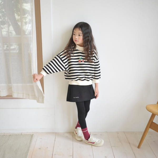 MOMO ANN - Korean Children Fashion - #Kfashion4kids - Blaack Wrap Skirt Pants - 12