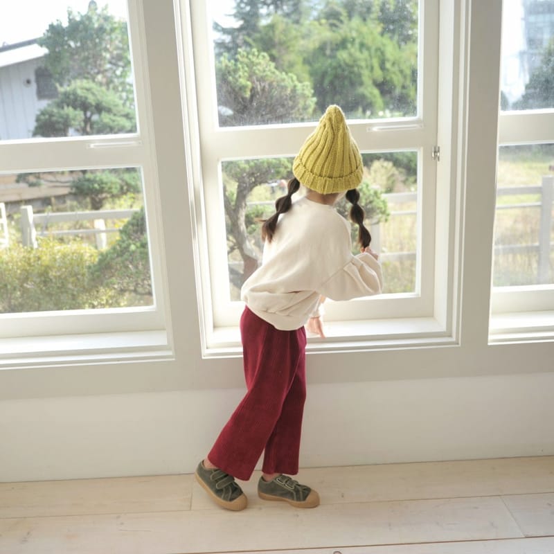 MOMO ANN - Korean Children Fashion - #Kfashion4kids - Velour Rib Wide PAnts - 3
