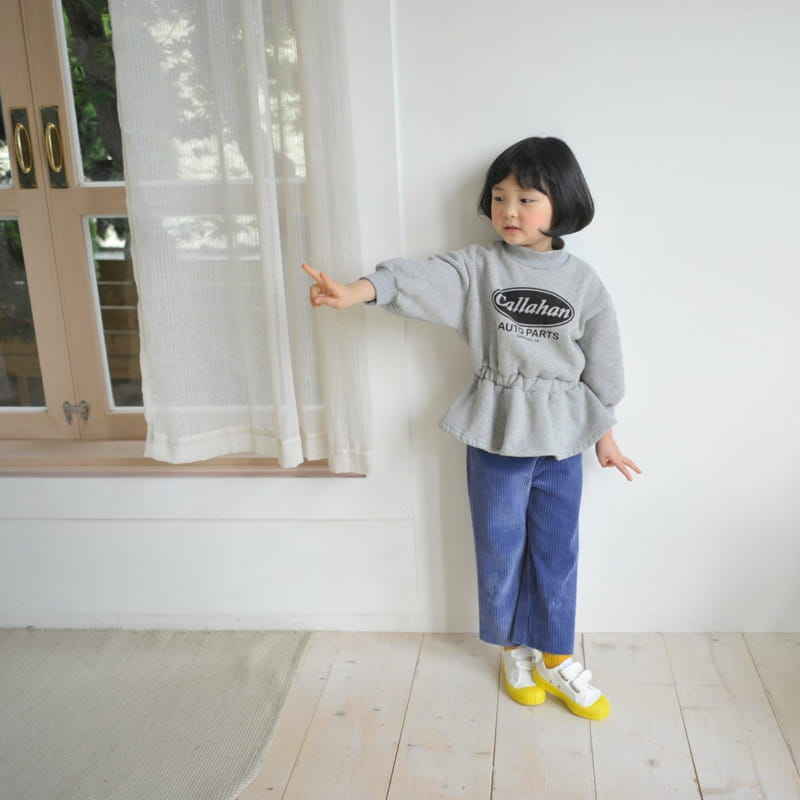 MOMO ANN - Korean Children Fashion - #Kfashion4kids - Velour Rib Wide PAnts - 8