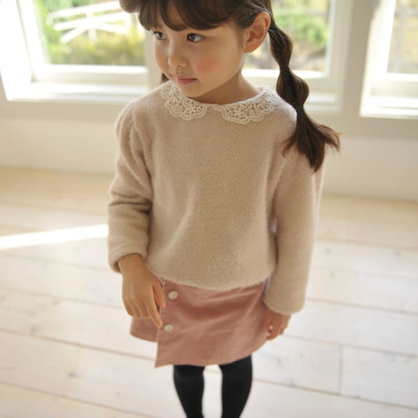 MOMO ANN - Korean Children Fashion - #Kfashion4kids - Motive Collar Tee - 4