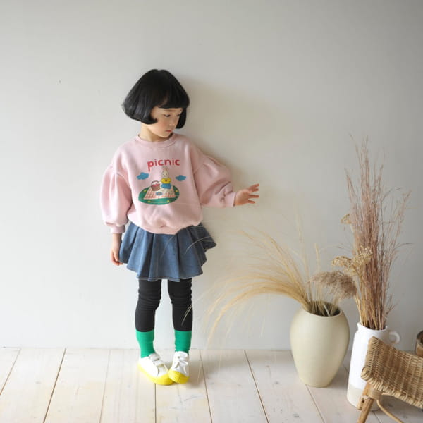 MOMO ANN - Korean Children Fashion - #Kfashion4kids - Fleece Denim Skirt - 10