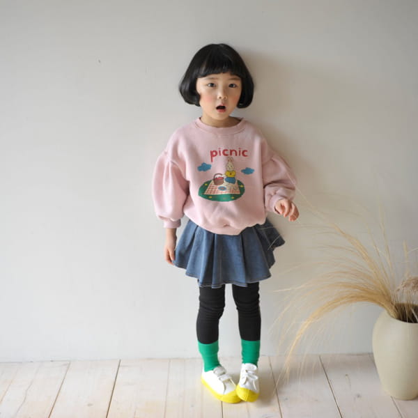 MOMO ANN - Korean Children Fashion - #Kfashion4kids - Fleece Denim Skirt - 9