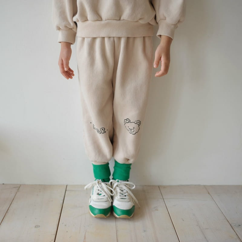 MOMO ANN - Korean Children Fashion - #Kfashion4kids - Bear Top Bottom Set - 10