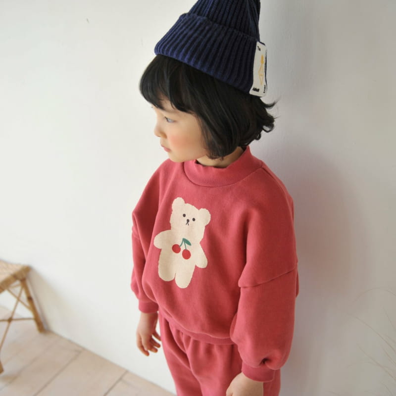 MOMO ANN - Korean Children Fashion - #Kfashion4kids - Bear Top Bottom Set - 6