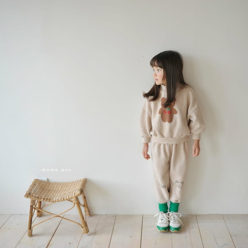 MOMO ANN - Korean Children Fashion - #Kfashion4kids - Bear Top Bottom Set - 8