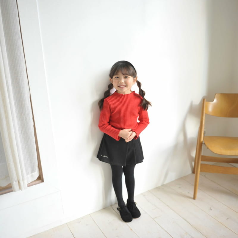 MOMO ANN - Korean Children Fashion - #Kfashion4kids - Rib Fleece Tee - 4