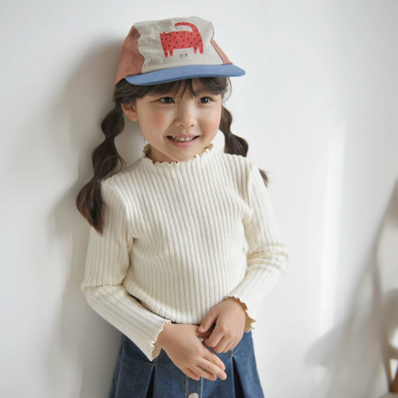 MOMO ANN - Korean Children Fashion - #Kfashion4kids - Rib Fleece Tee - 9