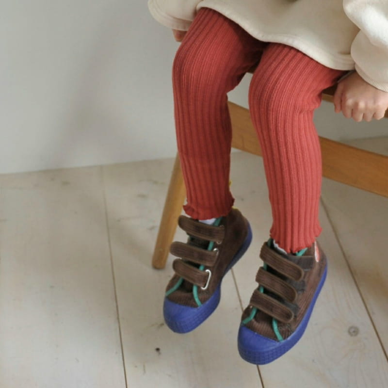 MOMO ANN - Korean Children Fashion - #Kfashion4kids - Rib Fleece Leggings - 2