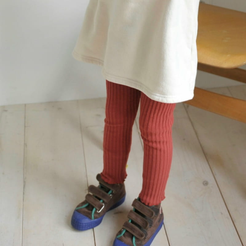 MOMO ANN - Korean Children Fashion - #Kfashion4kids - Rib Fleece Leggings - 3