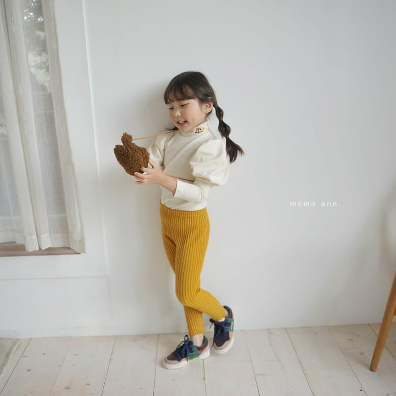 MOMO ANN - Korean Children Fashion - #Kfashion4kids - Rib Fleece Leggings - 5