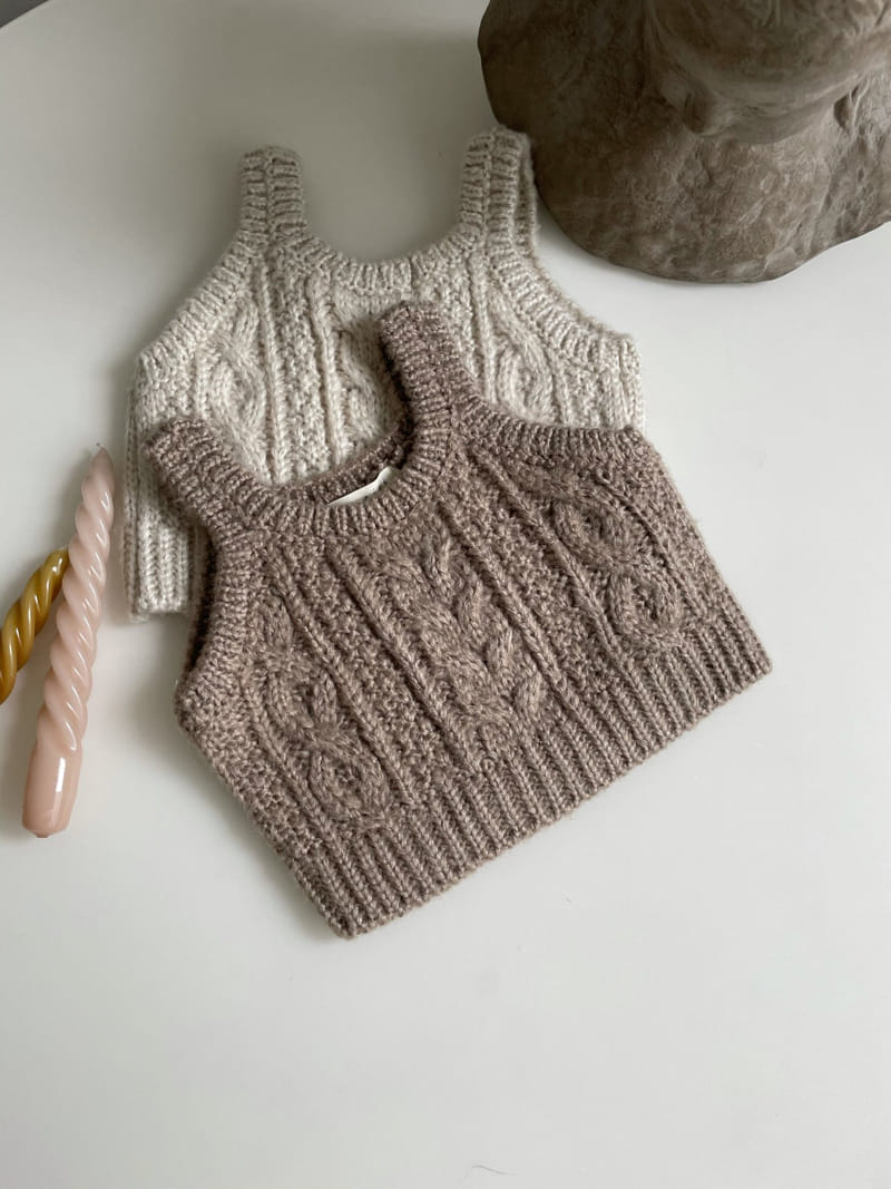 MONBEBE - Korean Children Fashion - #Kfashion4kids - Mom Knit Vest - 5