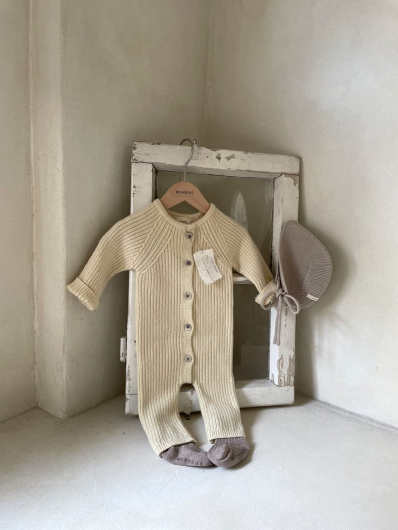 MONBEBE - Korean Children Fashion - #Kfashion4kids - Rib Knit Bodysuit - 9