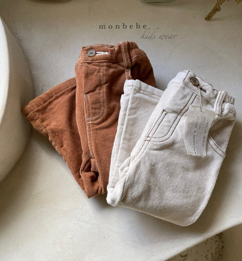 MONBEBE - Korean Children Fashion - #Kfashion4kids - Span Rib Pants
