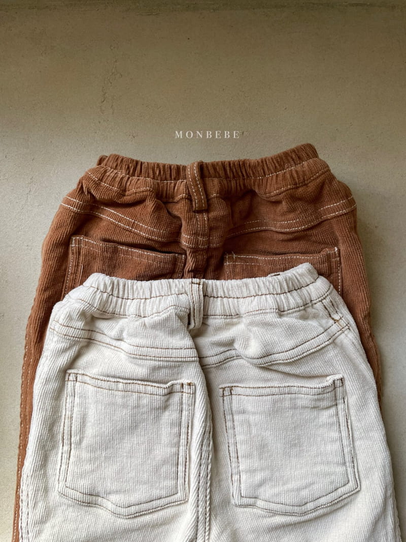 MONBEBE - Korean Children Fashion - #Kfashion4kids - Span Rib Pants - 4