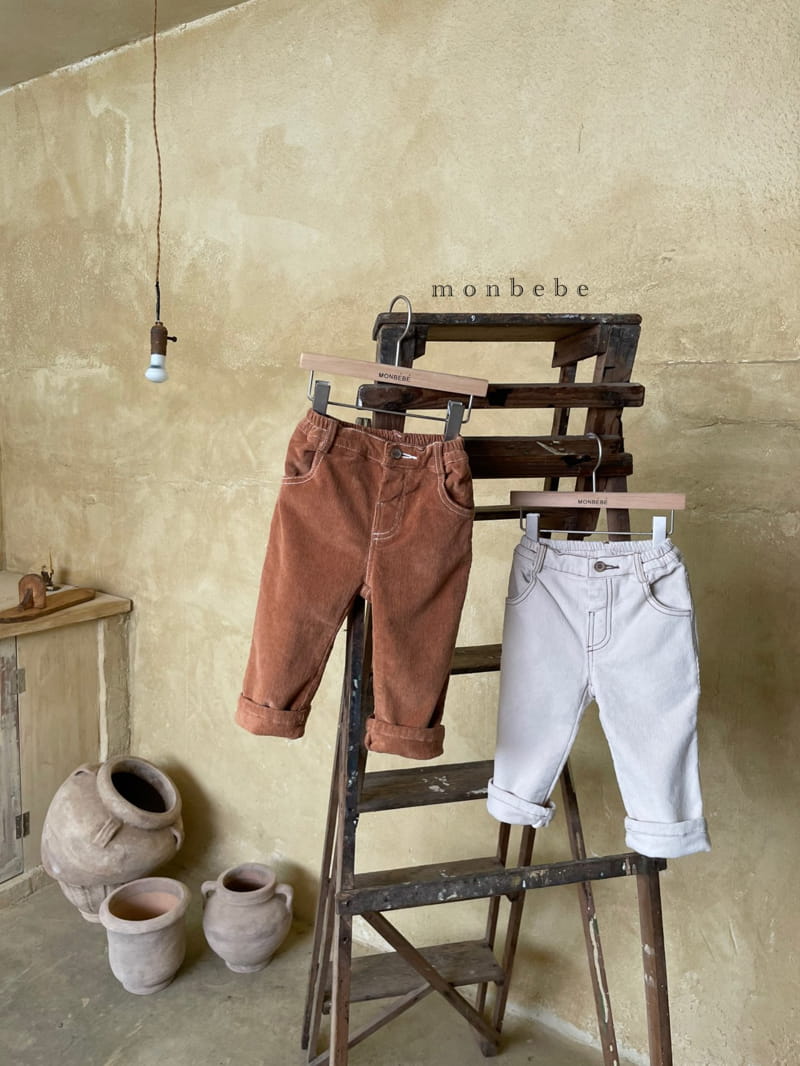 MONBEBE - Korean Children Fashion - #Kfashion4kids - Span Rib Pants - 6