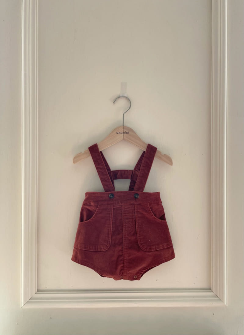 MONBEBE - Korean Children Fashion - #Kfashion4kids - Macaroon Span Dungarees Pants