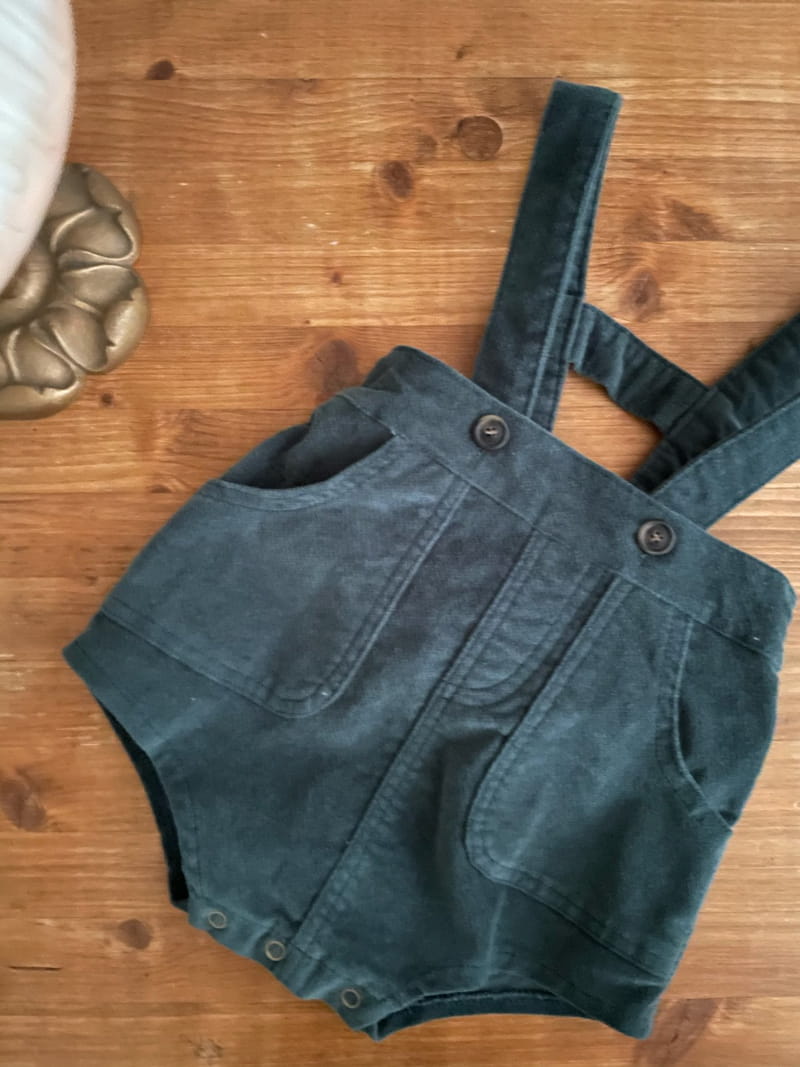 MONBEBE - Korean Children Fashion - #Kfashion4kids - Macaroon Span Dungarees Pants - 8