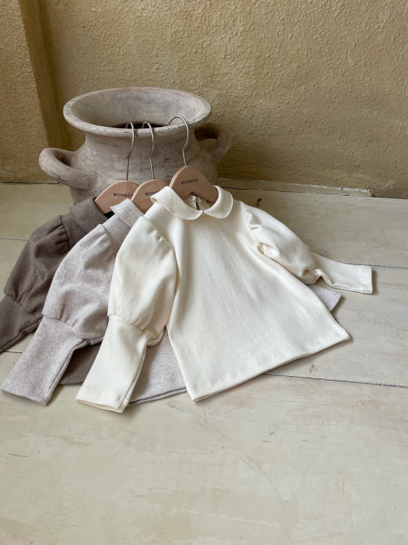 MONBEBE - Korean Children Fashion - #Kfashion4kids - Puff Collar Tee - 10