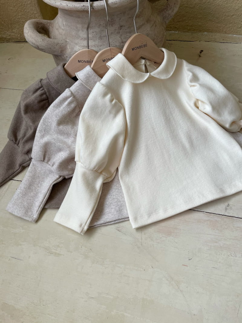 MONBEBE - Korean Children Fashion - #Kfashion4kids - Puff Collar Tee - 9