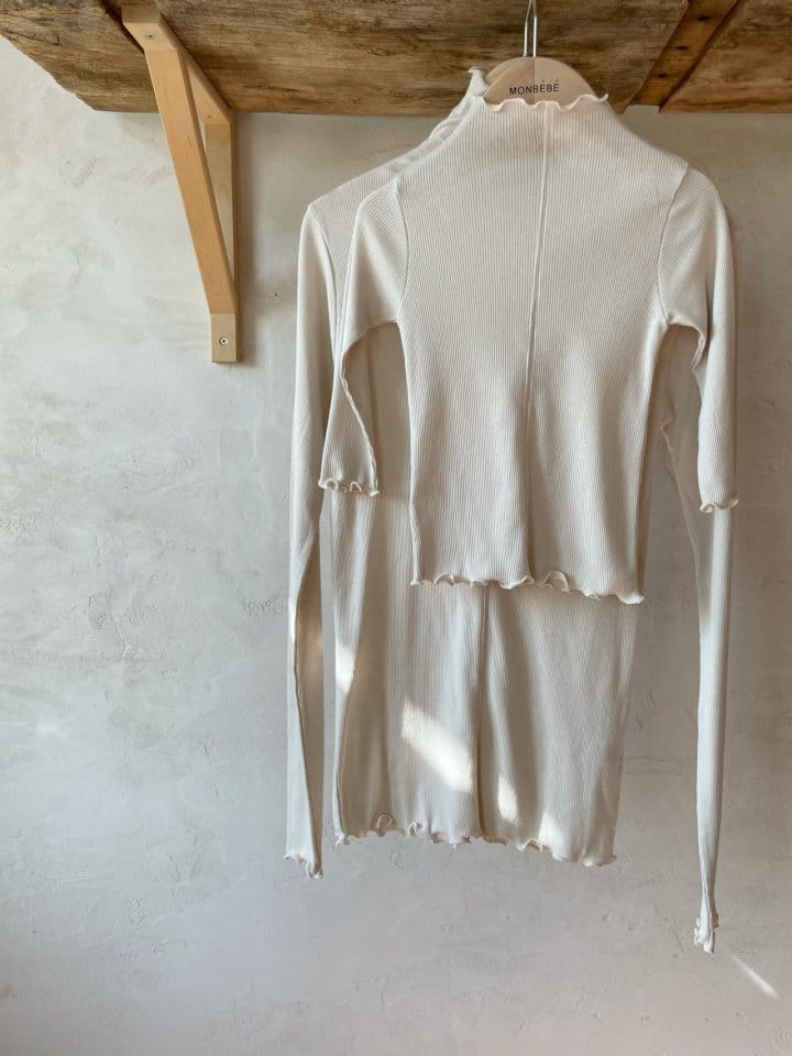 MONBEBE - Korean Children Fashion - #Kfashion4kids - Rib Slim Turtleneck  - 11