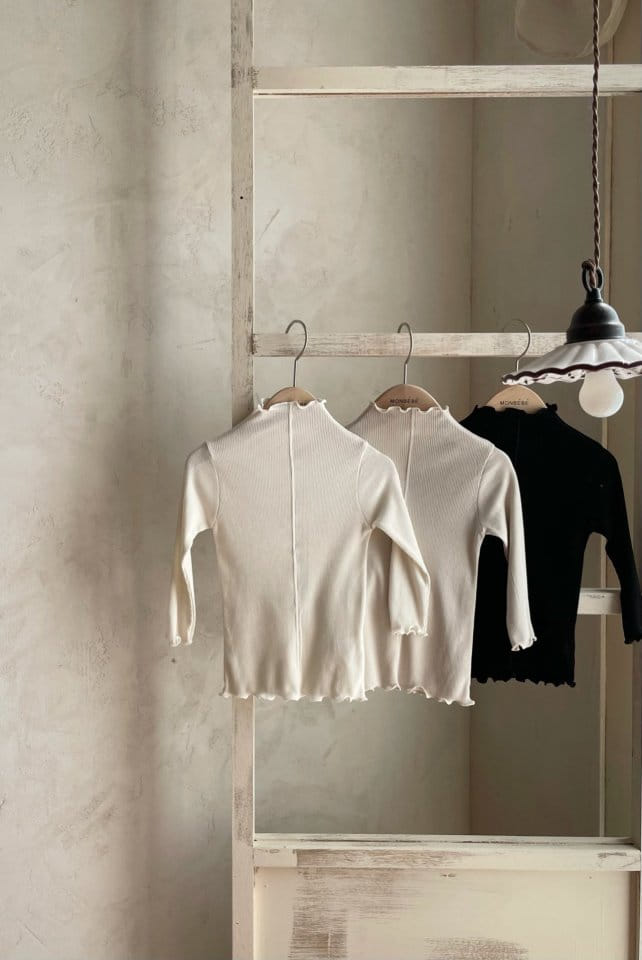 MONBEBE - Korean Children Fashion - #Kfashion4kids - Rib Slim Turtleneck  - 2