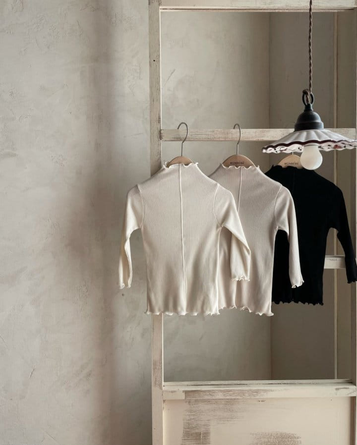 MONBEBE - Korean Children Fashion - #Kfashion4kids - Rib Slim Turtleneck  - 4