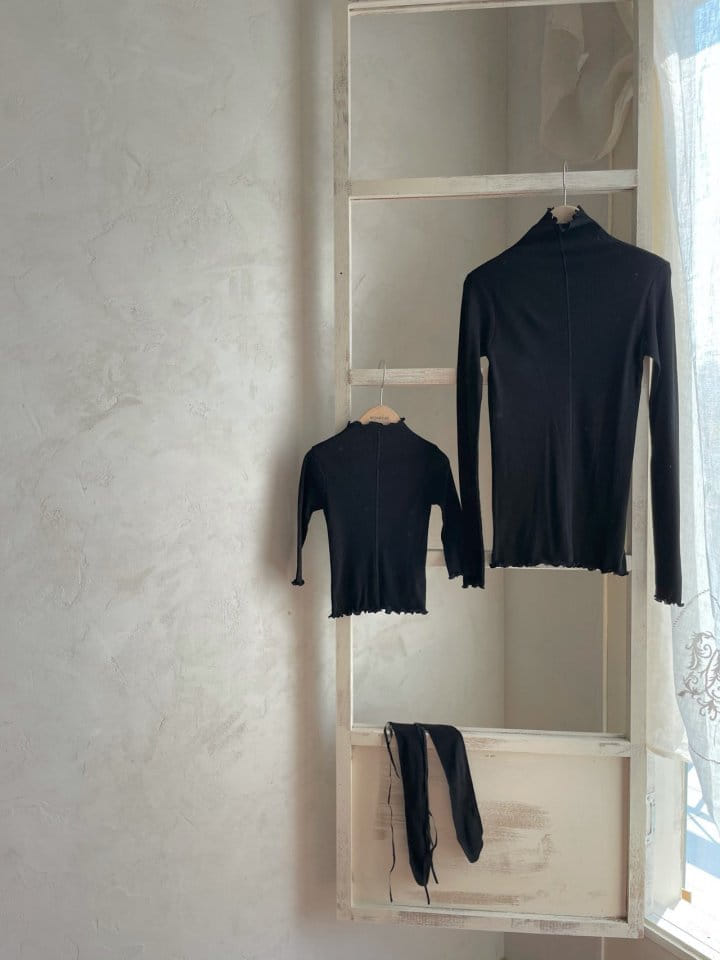 MONBEBE - Korean Children Fashion - #Kfashion4kids - Rib Slim Turtleneck  - 8