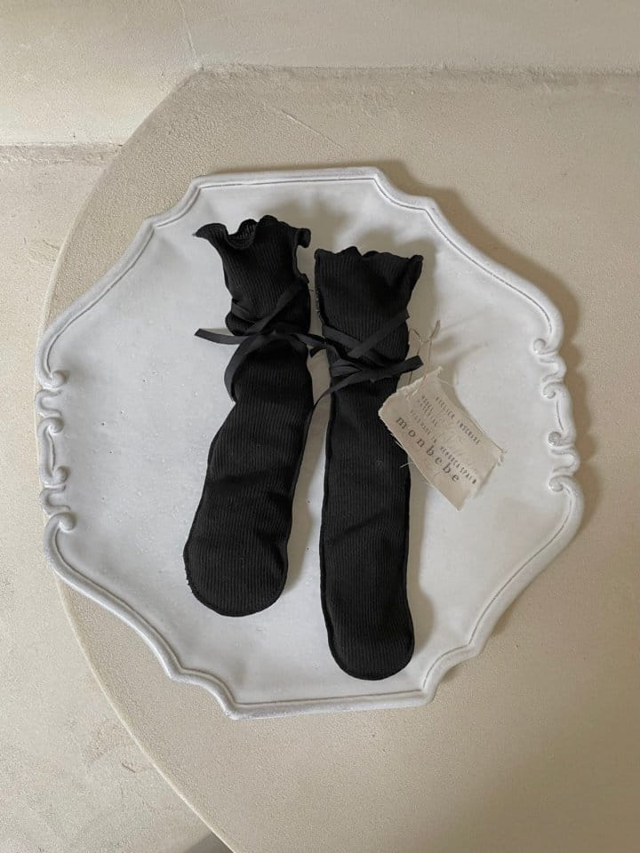 MONBEBE - Korean Children Fashion - #Kfashion4kids - Rib Knee High Socks with Mom - 12
