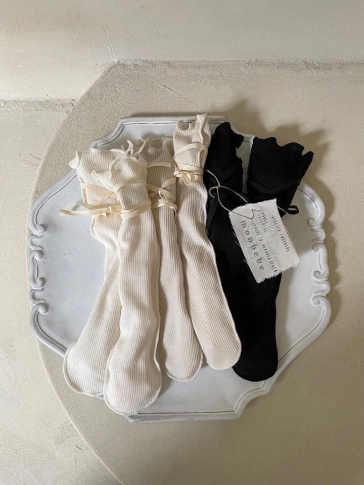 MONBEBE - Korean Children Fashion - #Kfashion4kids - Rib Knee High Socks with Mom - 7